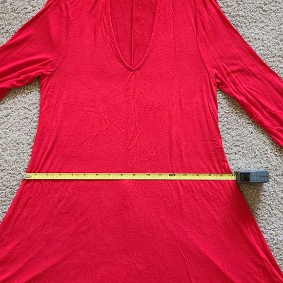 EXPRESS long sleeve keyhole skater‎ dress - Picture 7 of 7